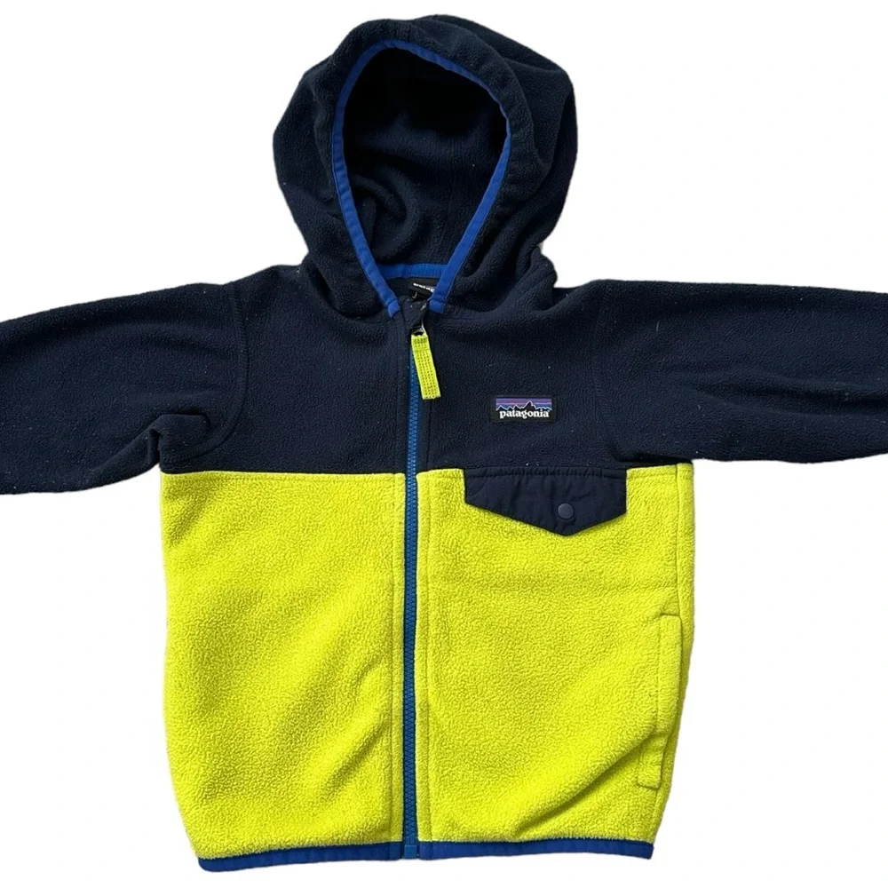 Patagonia full zip fleece Jacket. 12-18 months